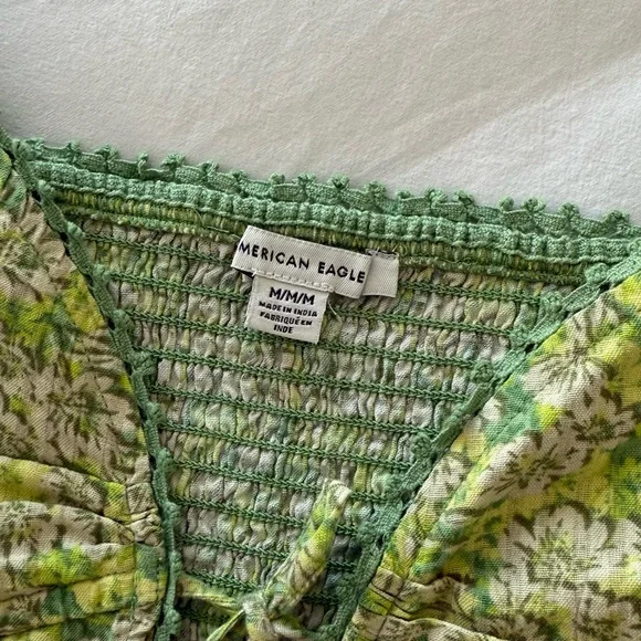 American Eagle Tie-Front top - Picture 2 of 4